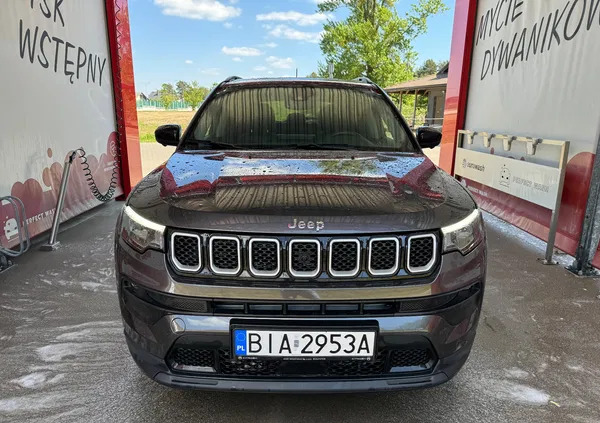 jeep Jeep Compass cena 129000 przebieg: 28500, rok produkcji 2022 z Białystok